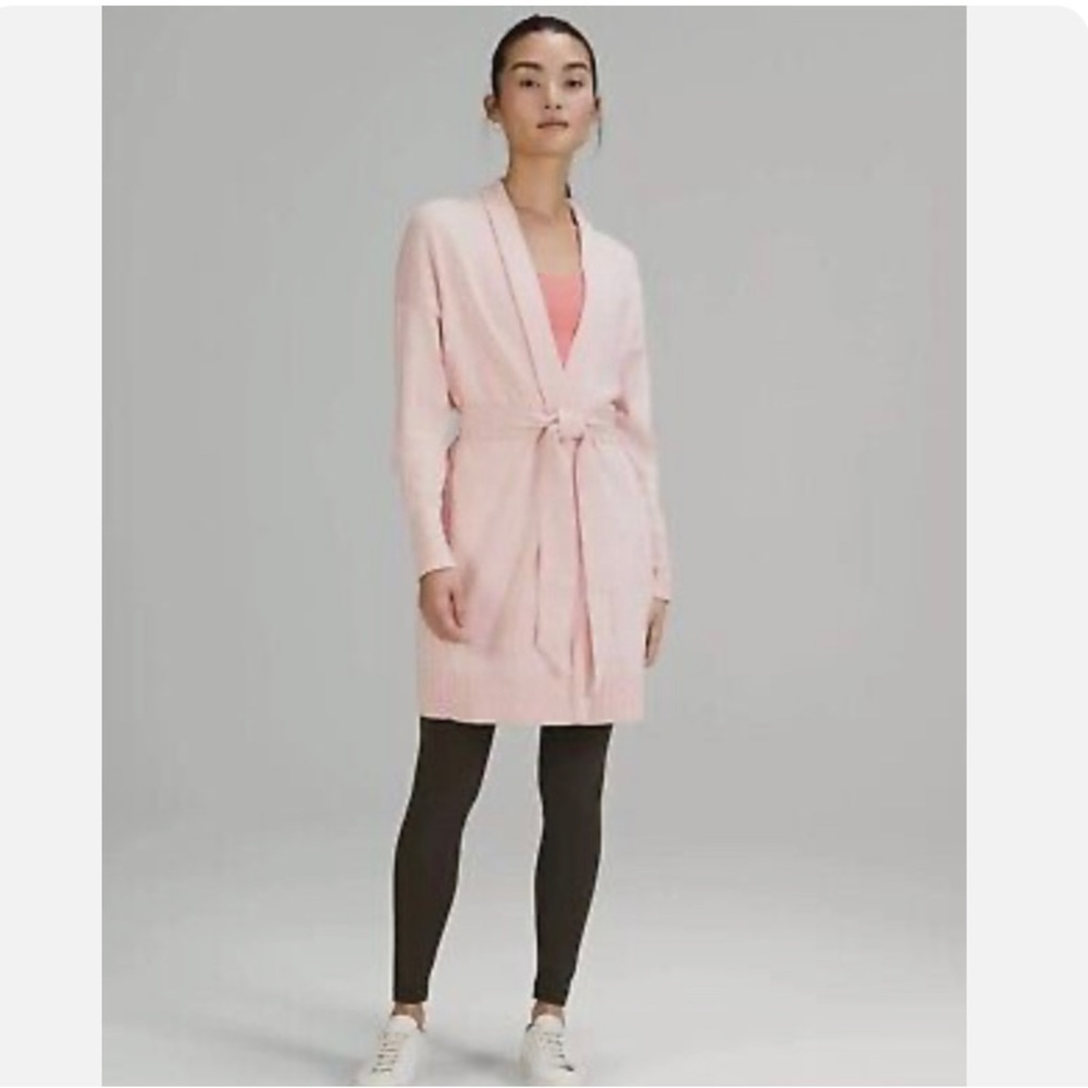 NWT lululemon cotton-cashmere knit wrap size 4